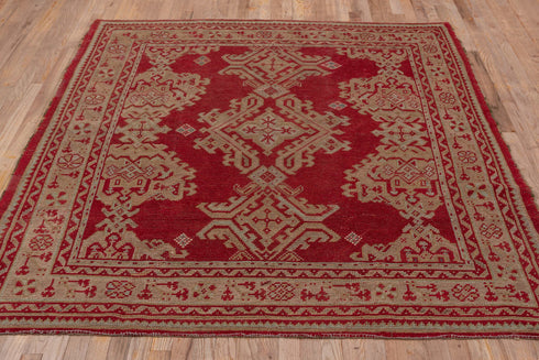 Antique Oushak Area Rug (6' x 6')